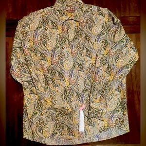 Alan Flusser Green Paisley Shirt!